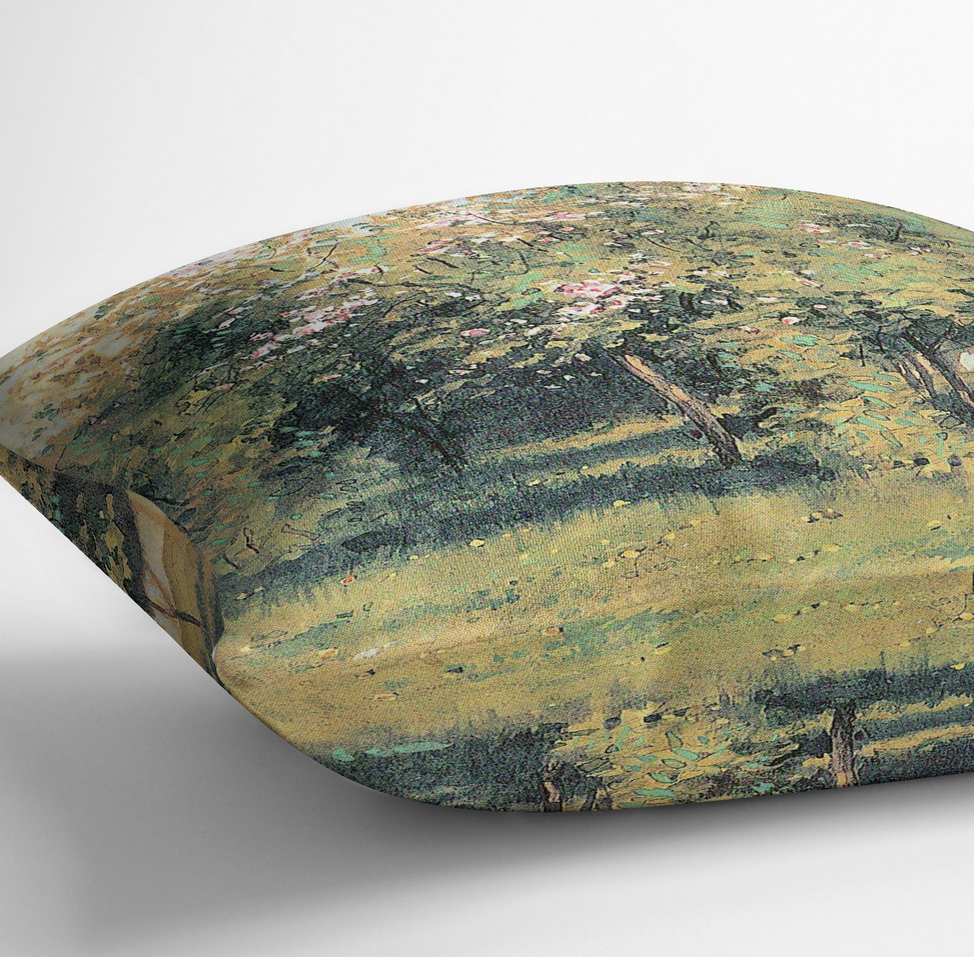 Blooming Trees by Hassam Cushion - Canvas Art Rocks - 3