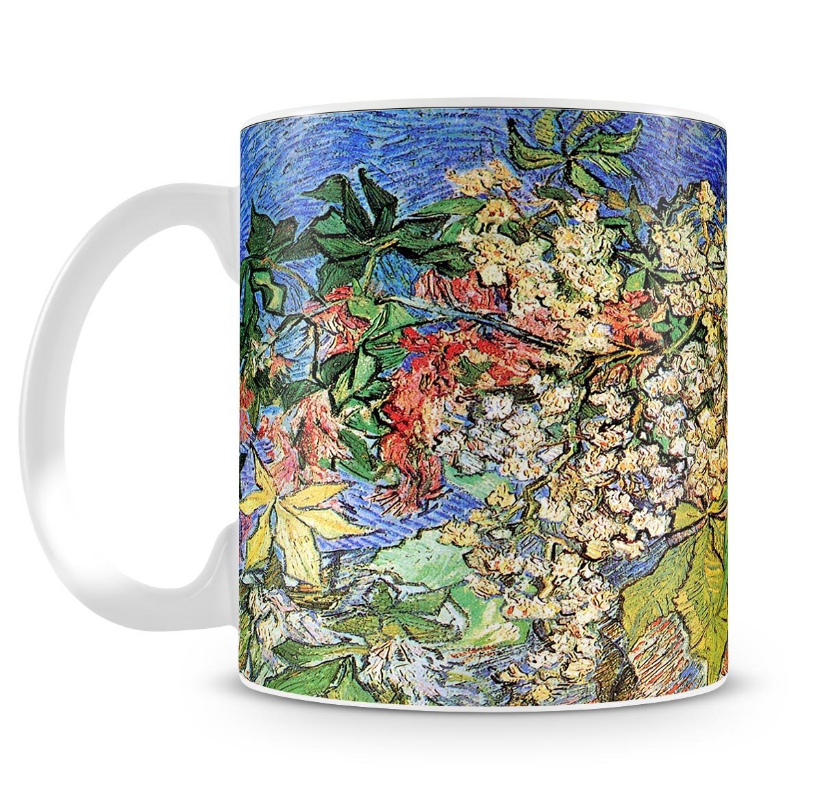 Blossoming Chestnut Branches by Van Gogh Mug - Canvas Art Rocks - 4