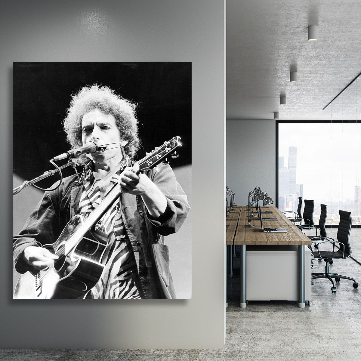 Bob Dylan 1984 Canvas Print or Poster - Canvas Art Rocks - 3