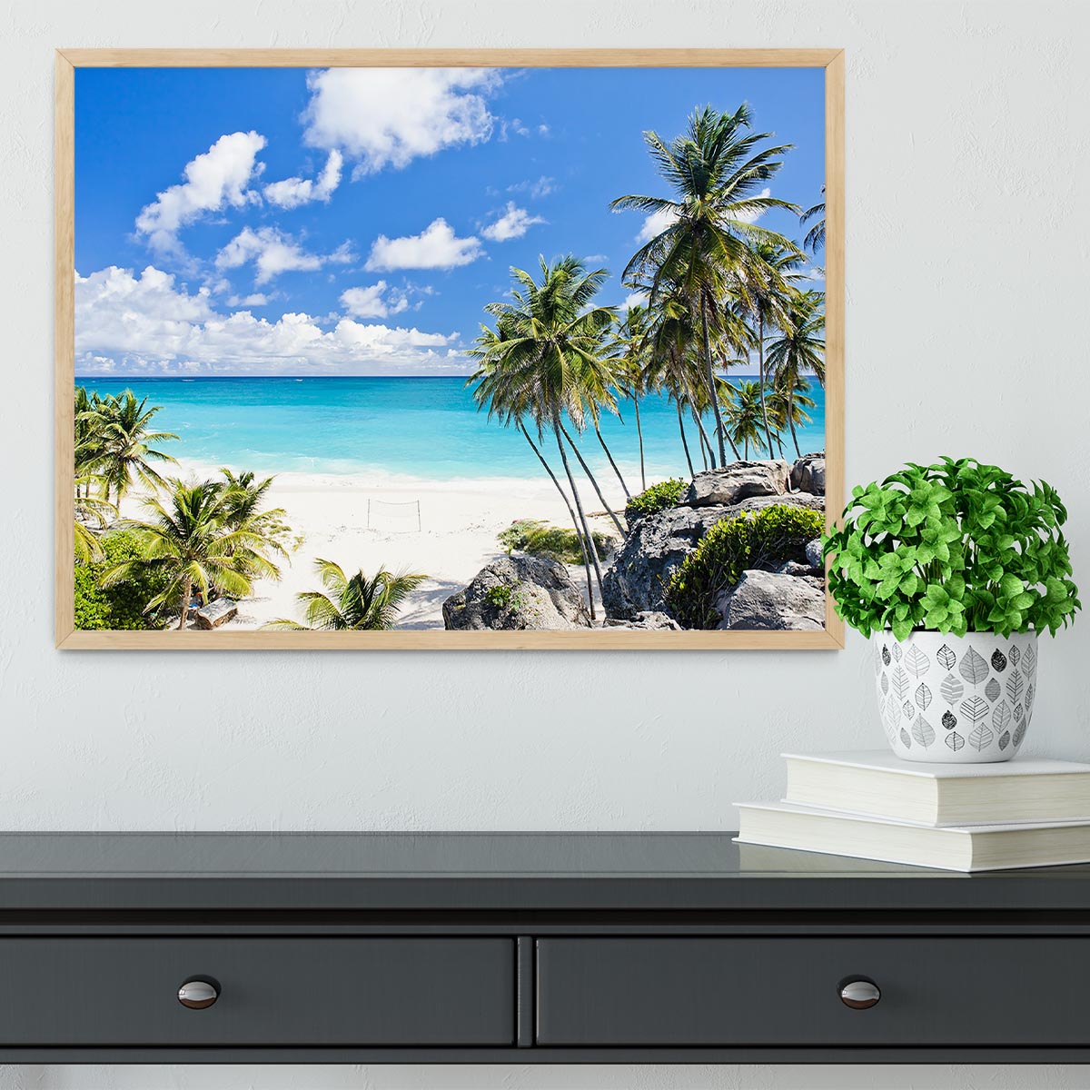 Bottom Bay Barbados Framed Print - Canvas Art Rocks - 4