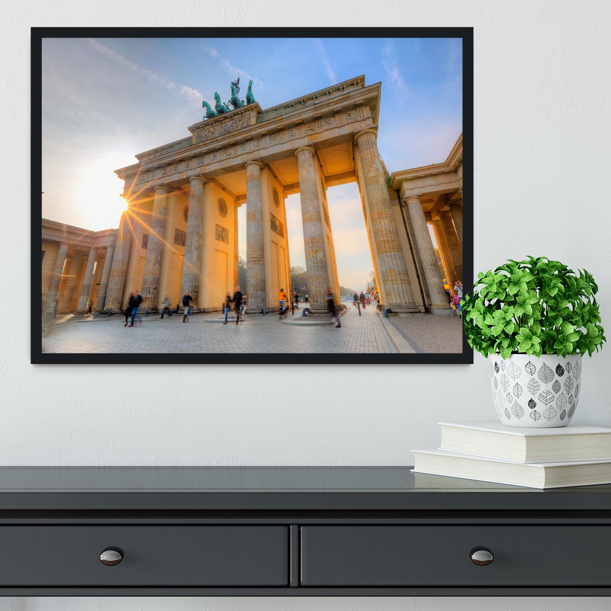 Brandenburg gate Framed Print - Canvas Art Rocks - 2