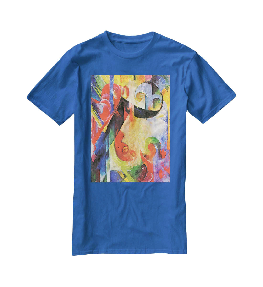 Broken Forms by Franz Marc T-Shirt - Canvas Art Rocks - 2