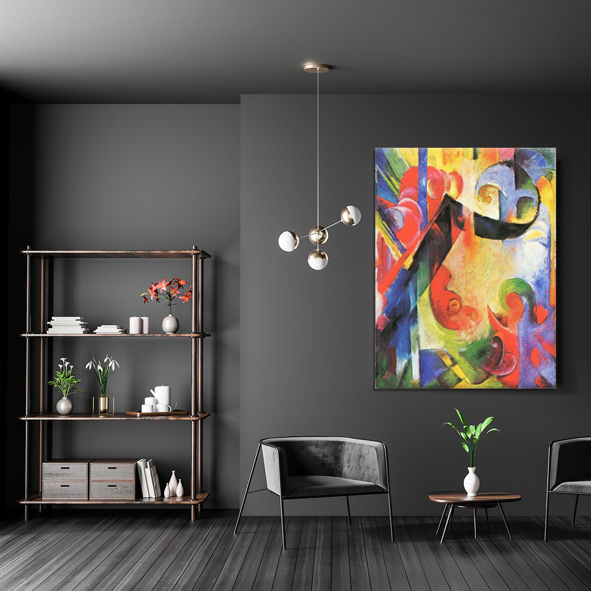 Broken Forms by Franz Marc Canvas Print or Poster - Canvas Art Rocks - 5