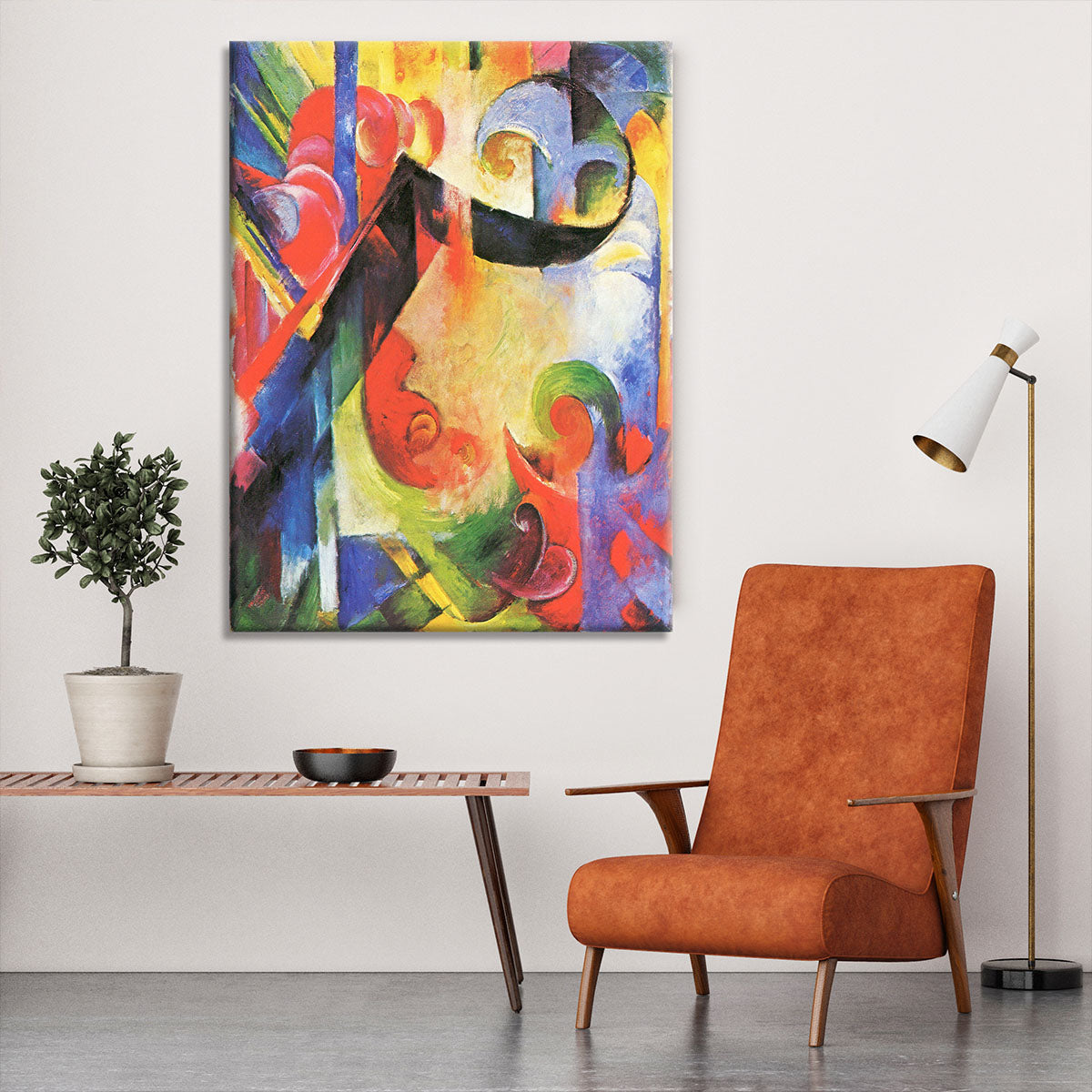 Broken Forms by Franz Marc Canvas Print or Poster - Canvas Art Rocks - 6