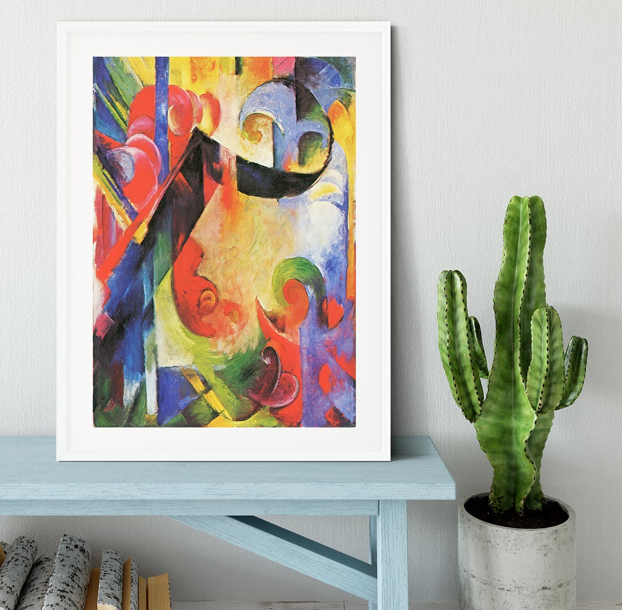 Broken Forms by Franz Marc Framed Print - Canvas Art Rocks - 5
