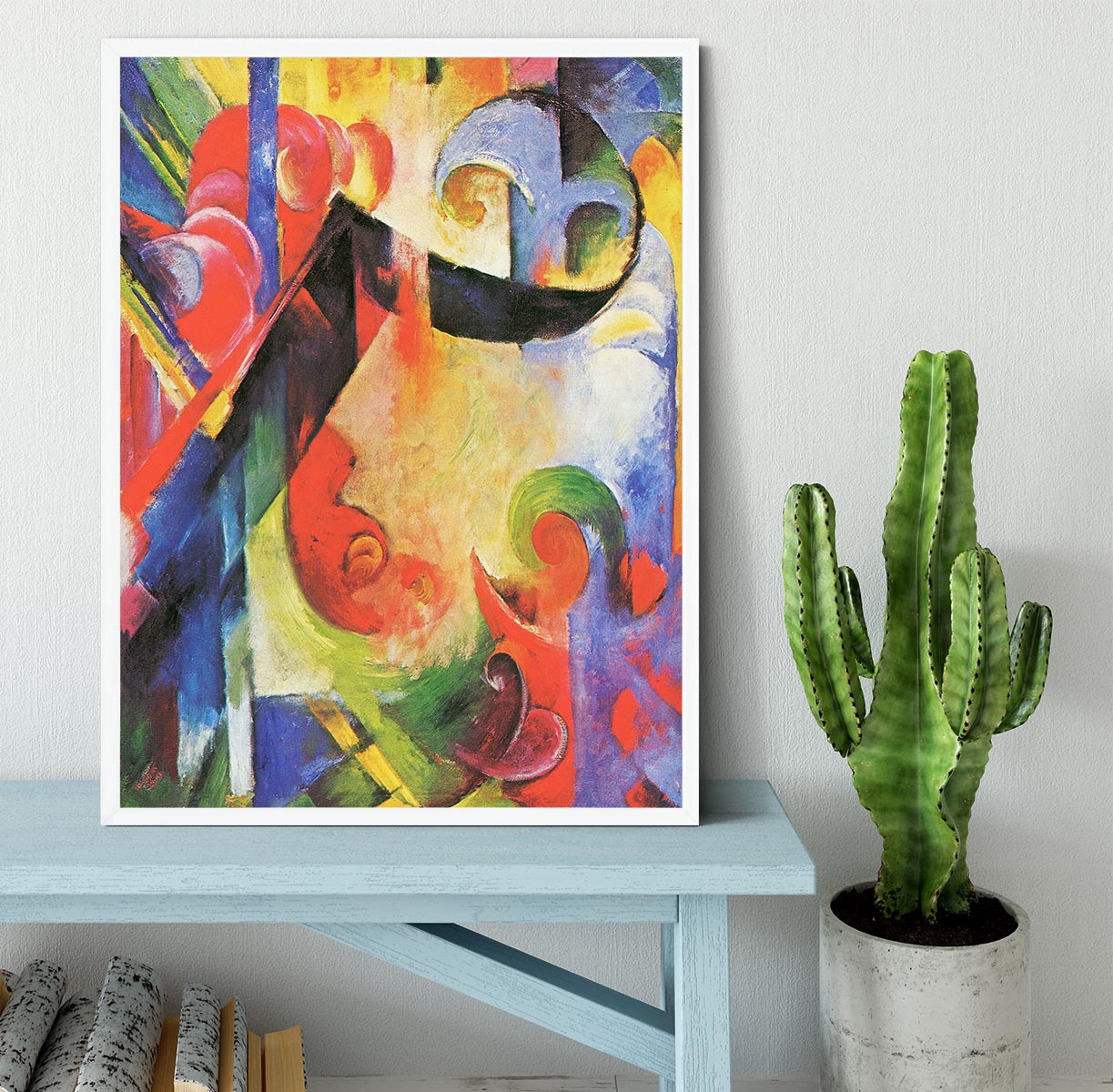 Broken Forms by Franz Marc Framed Print - Canvas Art Rocks -6