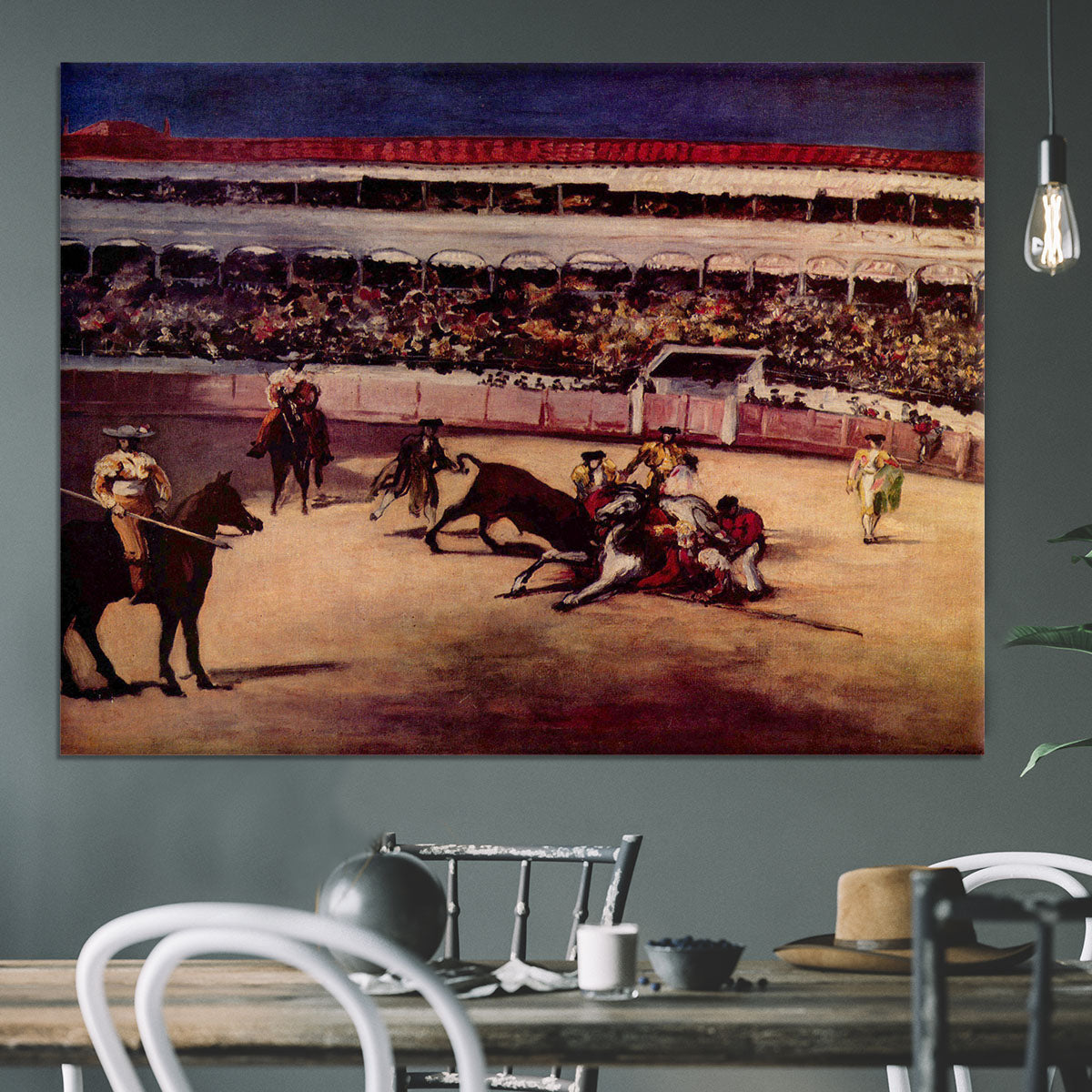 Bullfight by Manet Canvas Print or Poster - Canvas Art Rocks - 3