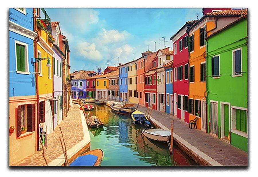 Burano Venetian Lagoon Canvas Print or Poster - Canvas Art Rocks - 1