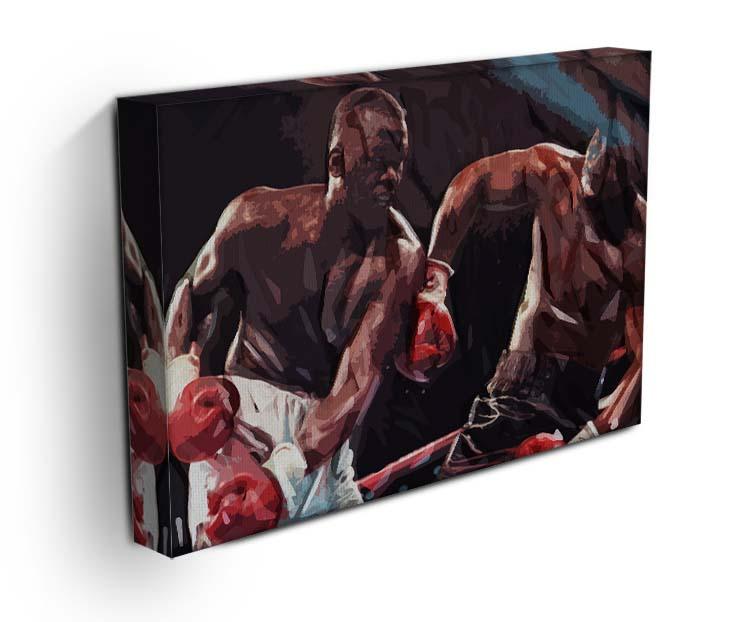 Buster Douglas v Mike Tyson Canvas Print or Poster