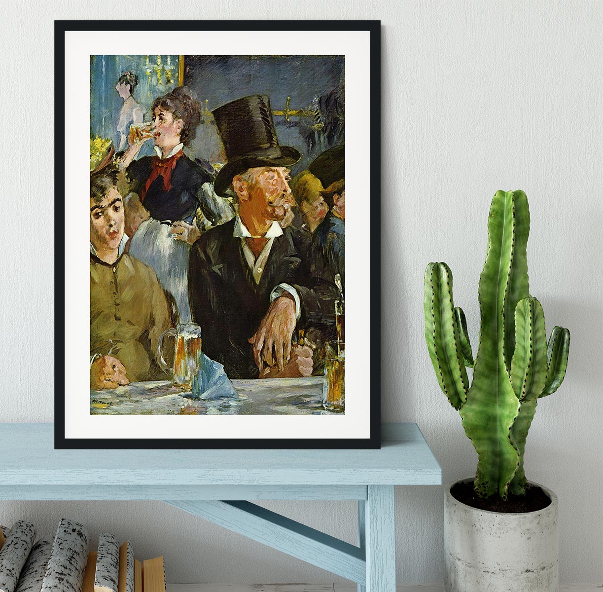 Cafe Concert by Manet Framed Print - Canvas Art Rocks - 1