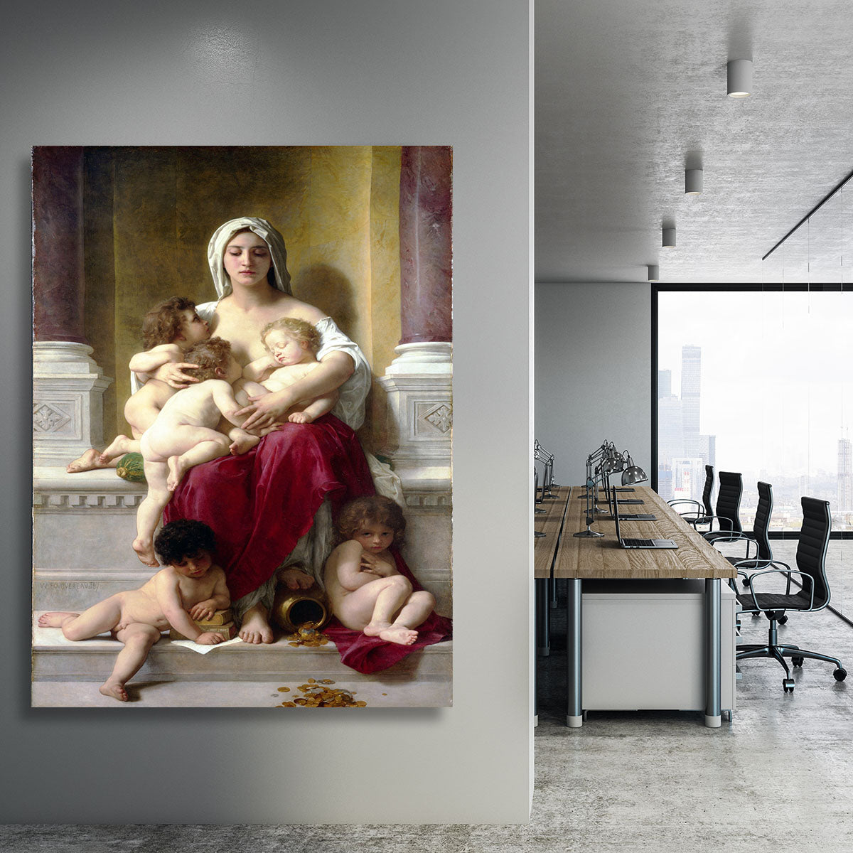 Charity By Bouguereau Canvas Print or Poster - Canvas Art Rocks - 3