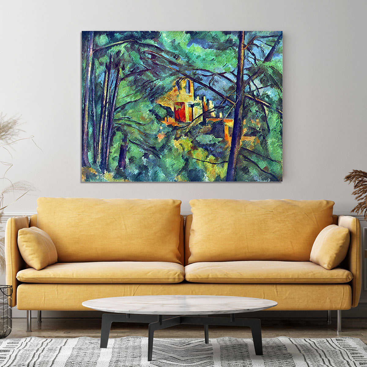 Chateau Noir by Cezanne Canvas Print or Poster - Canvas Art Rocks - 4