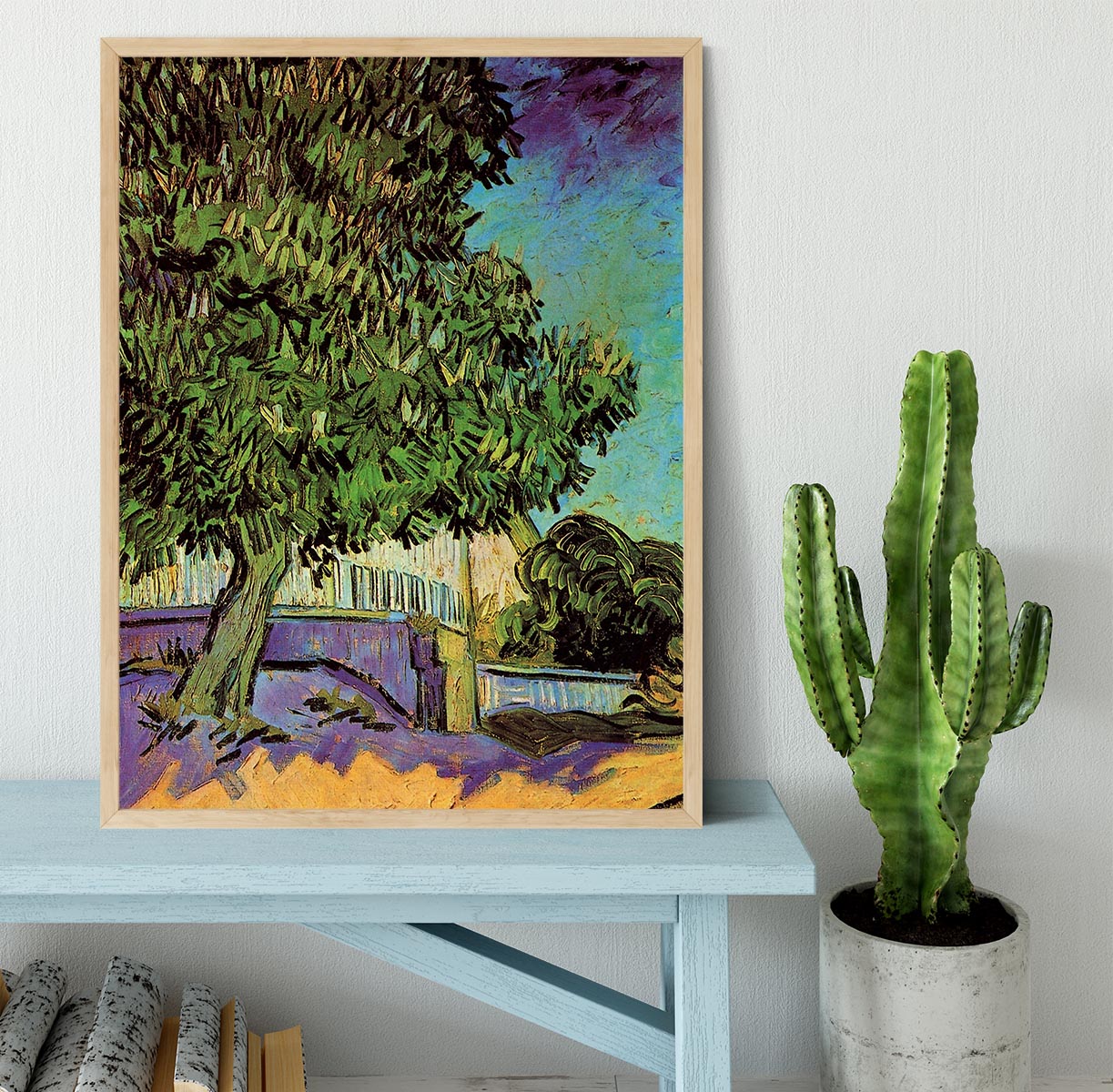 Chestnut Tree in Blossom by Van Gogh Framed Print - Canvas Art Rocks - 4