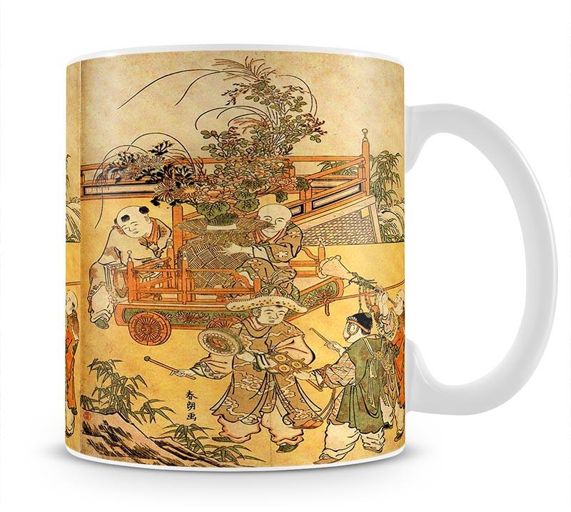 Chinese children by Hokusai Mug - Canvas Art Rocks - 1