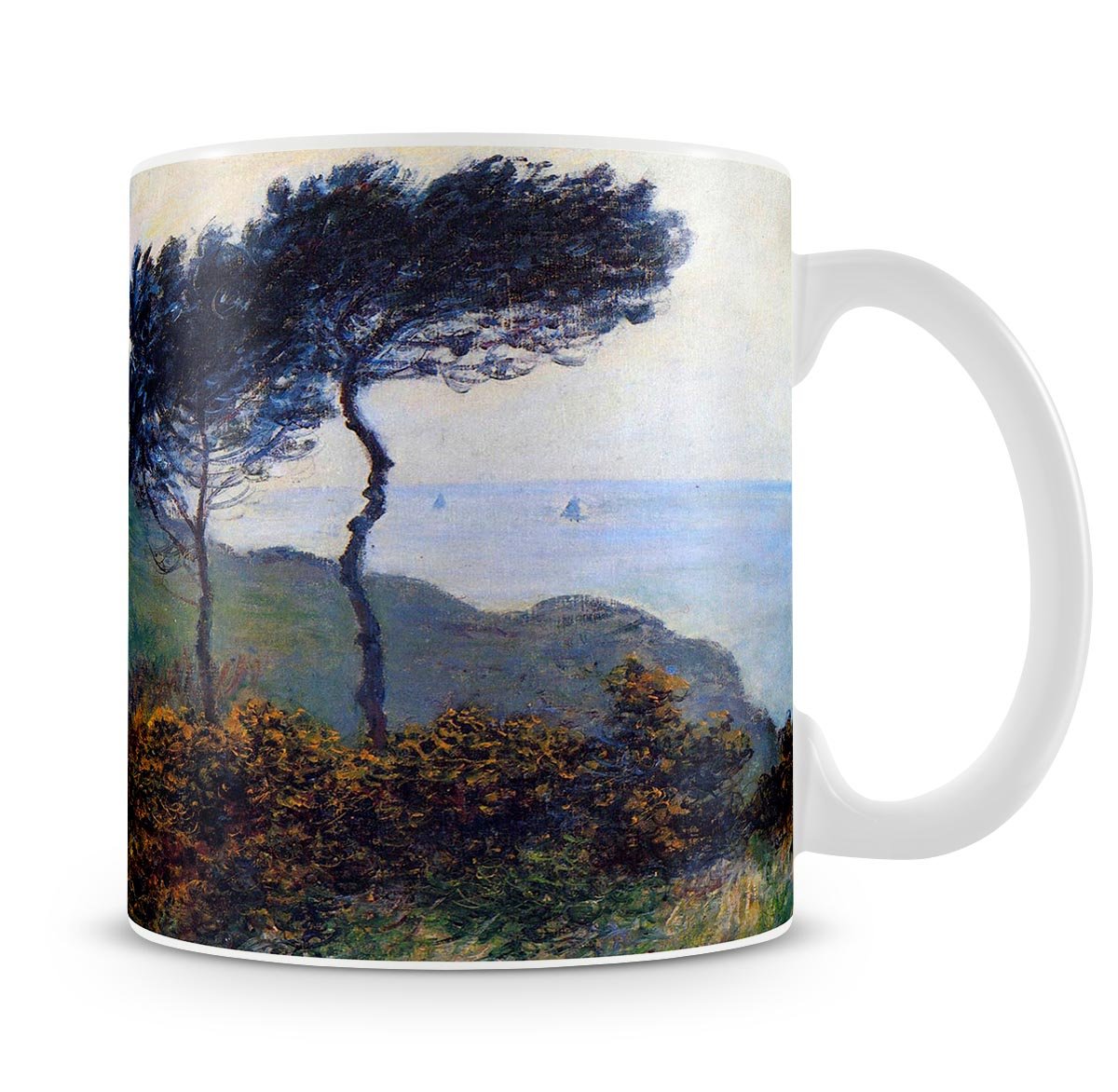 Church at Varengeville by Monet Mug - Canvas Art Rocks - 4