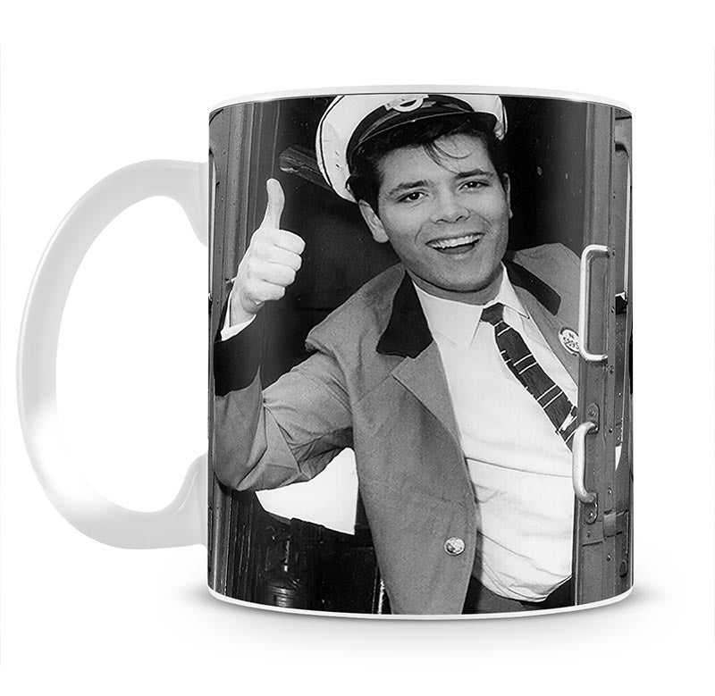 Cliff Richard on a bus Mug - Canvas Art Rocks - 1