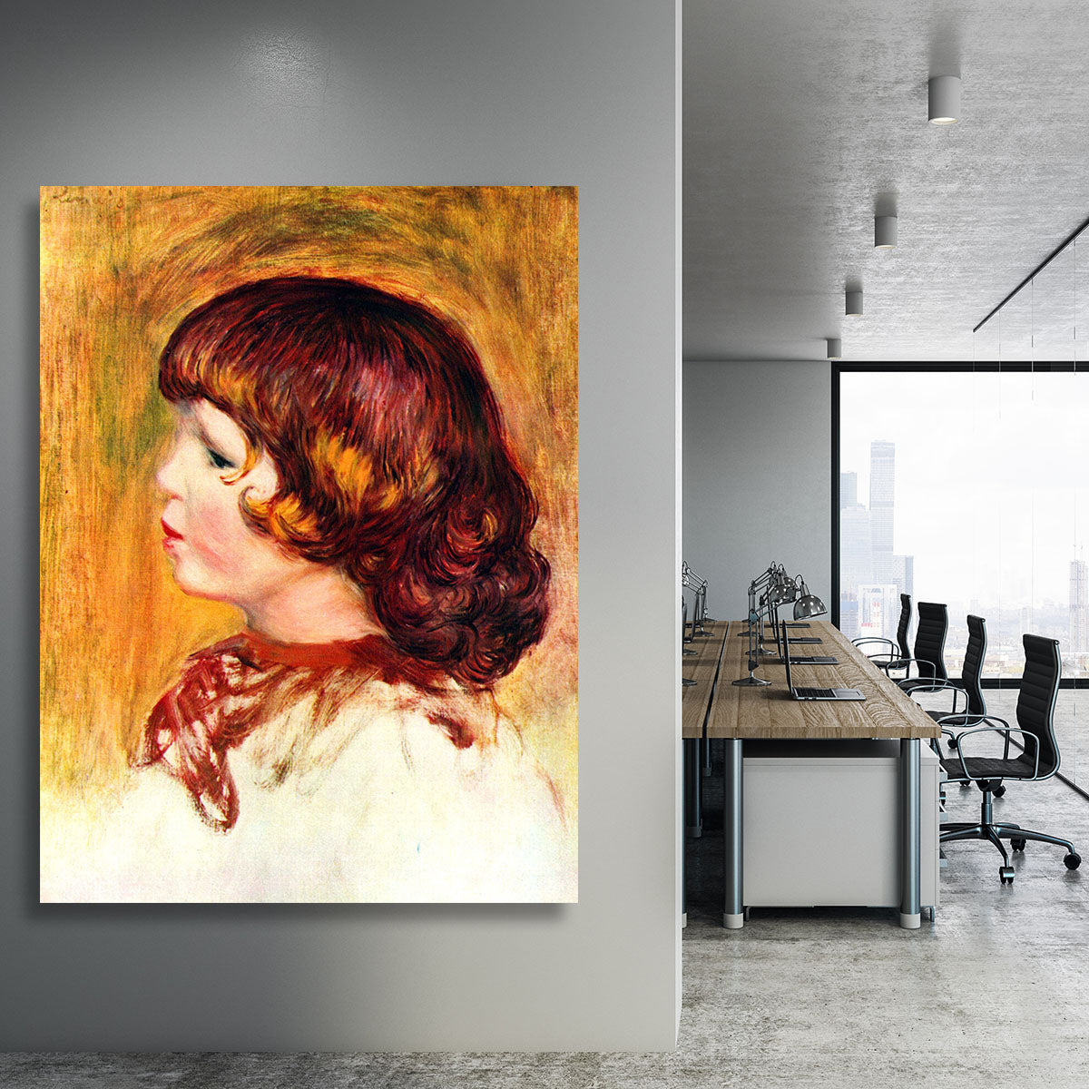 Coco by Renoir Canvas Print or Poster - Canvas Art Rocks - 3