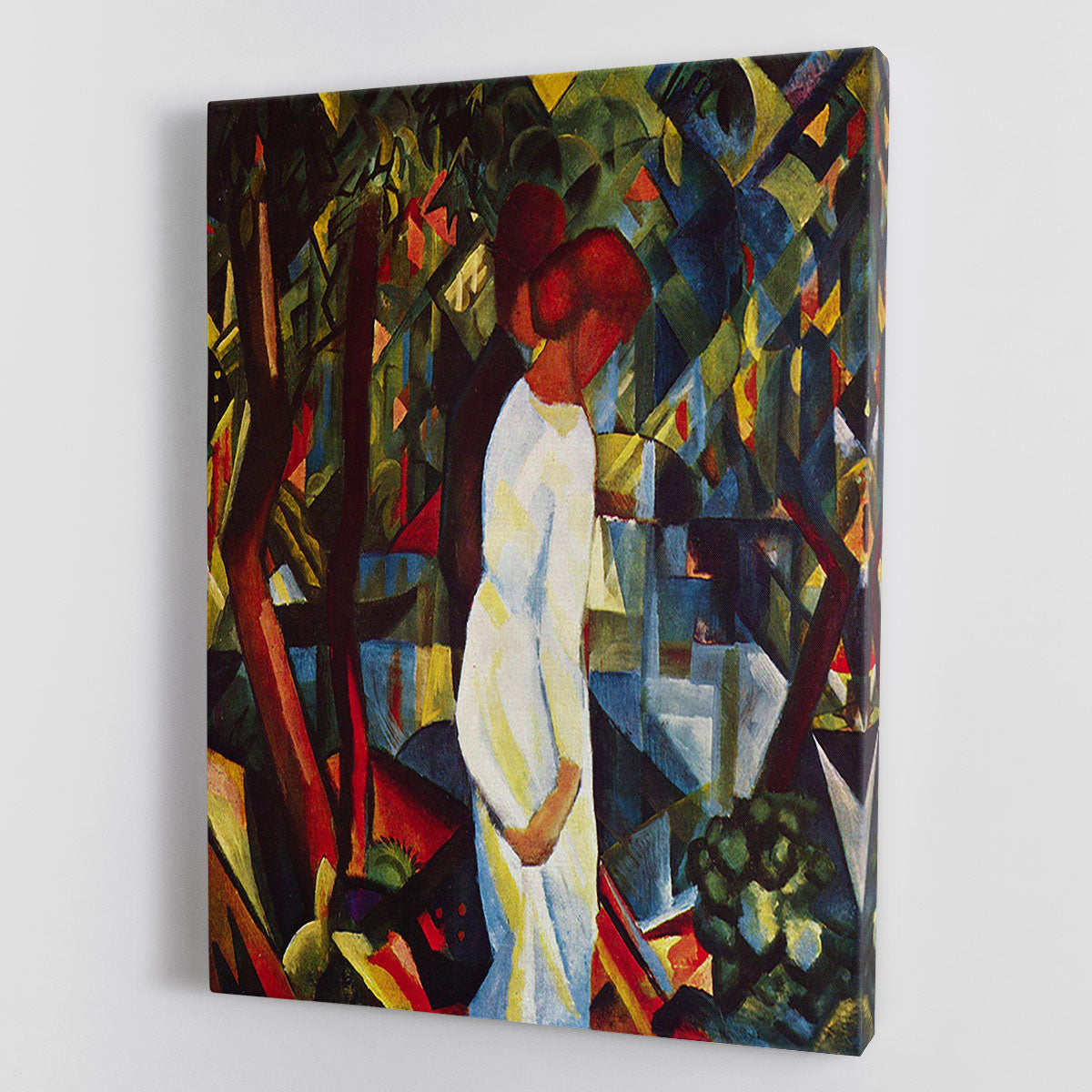 Couple in the forest by Macke Canvas Print or Poster - Canvas Art Rocks - 1