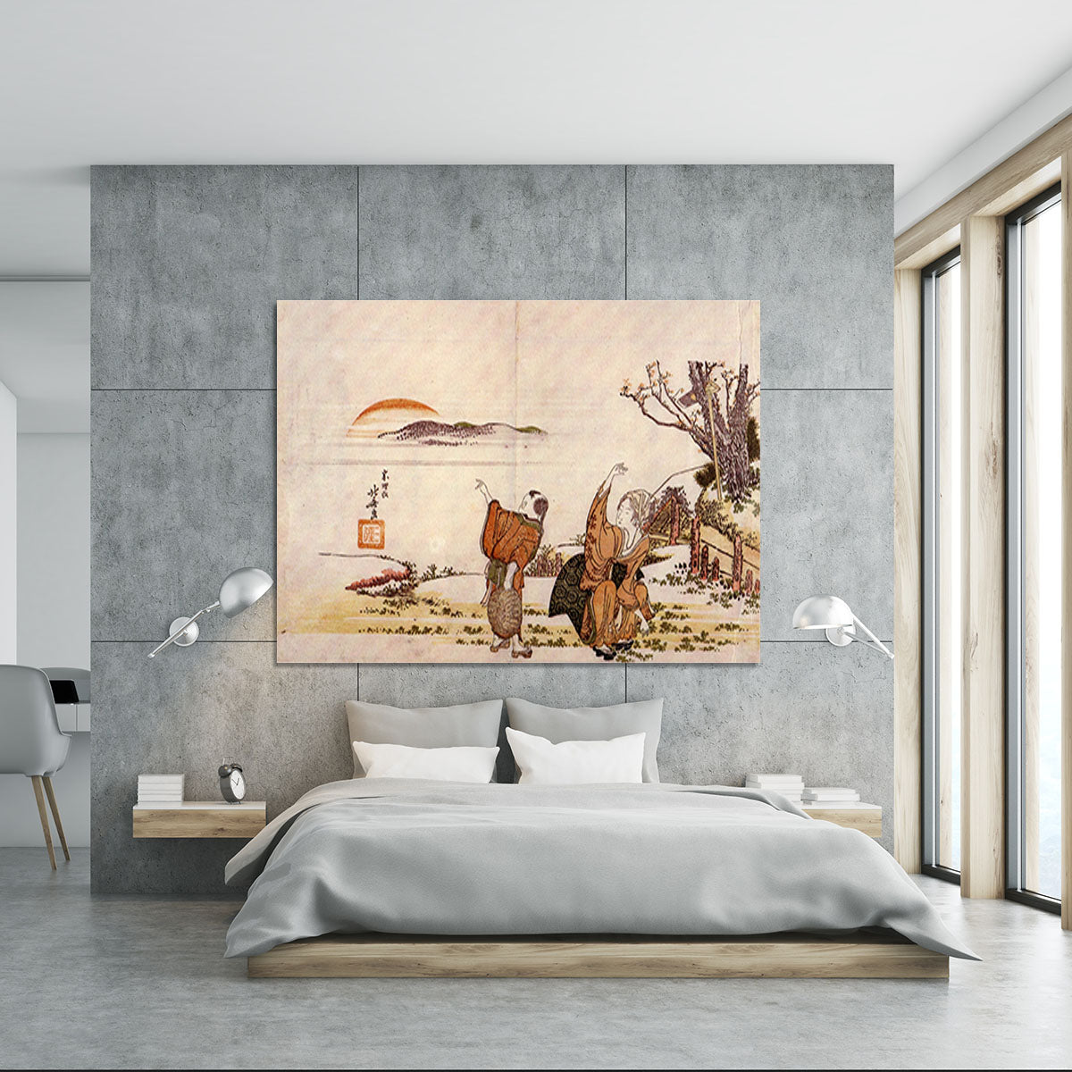 Crazy poetry by Hokusai Canvas Print or Poster - Canvas Art Rocks - 5