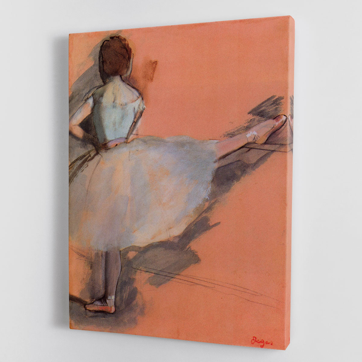 Dancer at the bar 1 by Degas Canvas Print or Poster - Canvas Art Rocks - 1