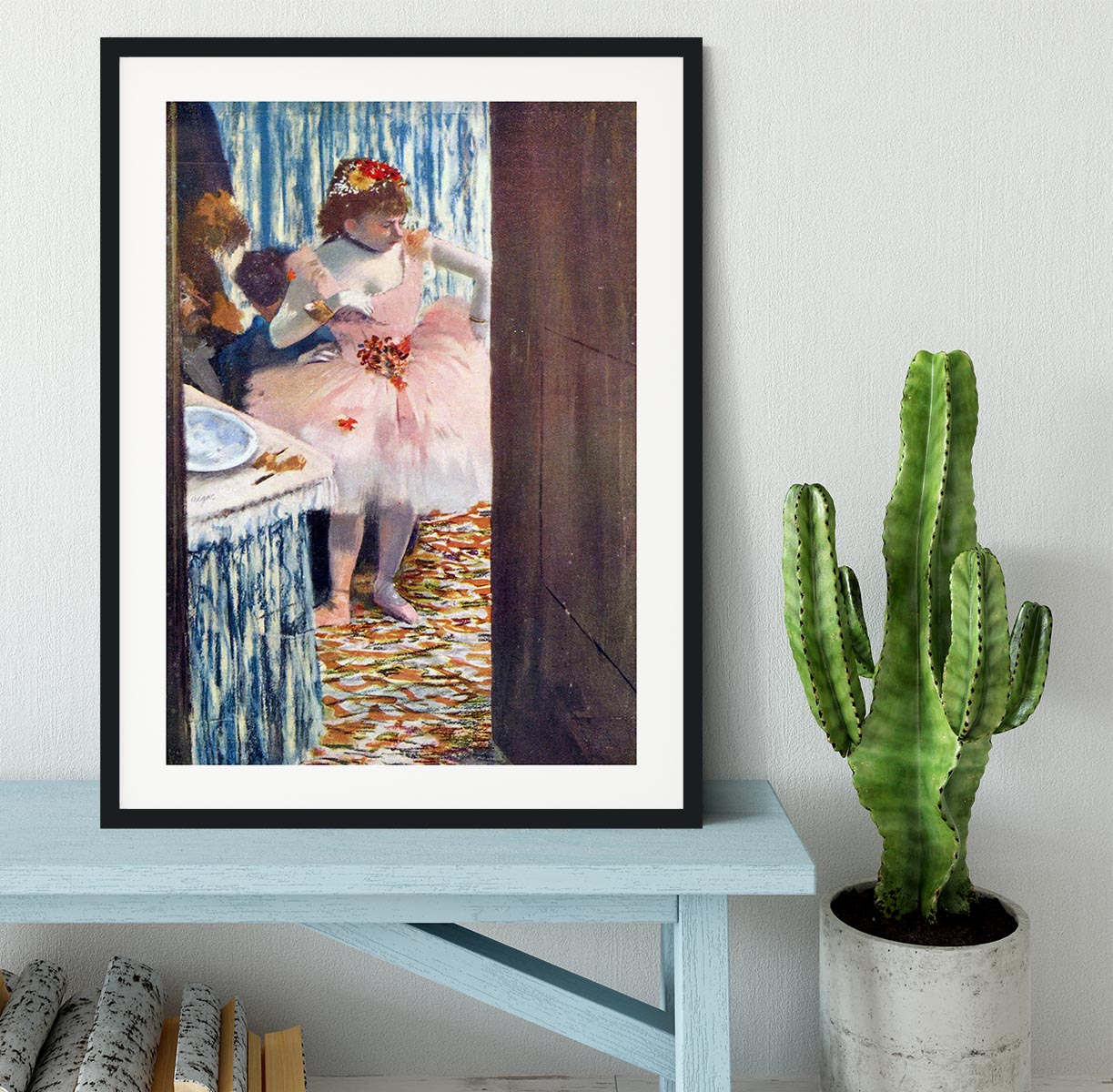 Dancer in the Loge by Degas Framed Print - Canvas Art Rocks - 1