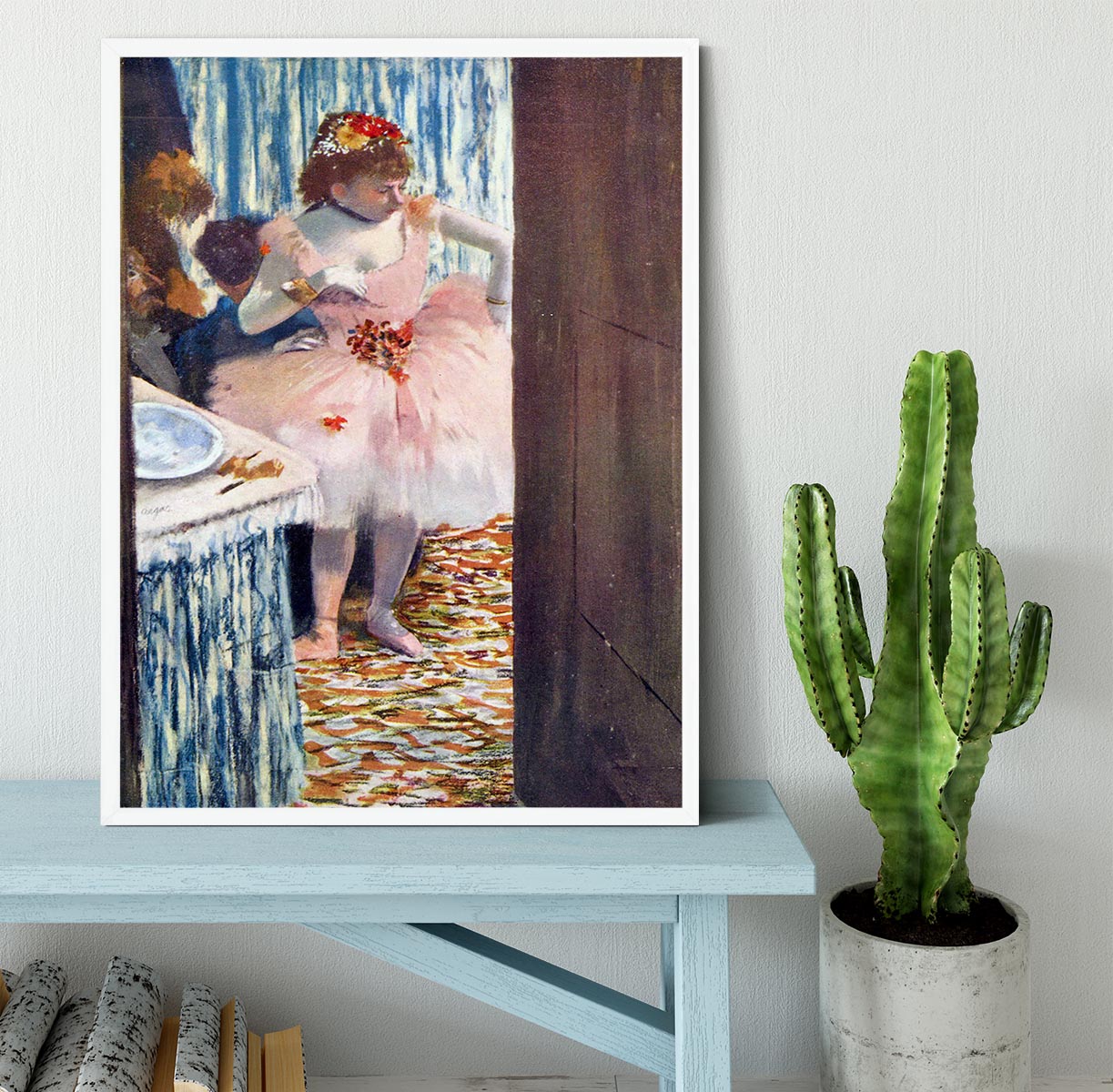 Dancer in the Loge by Degas Framed Print - Canvas Art Rocks -6