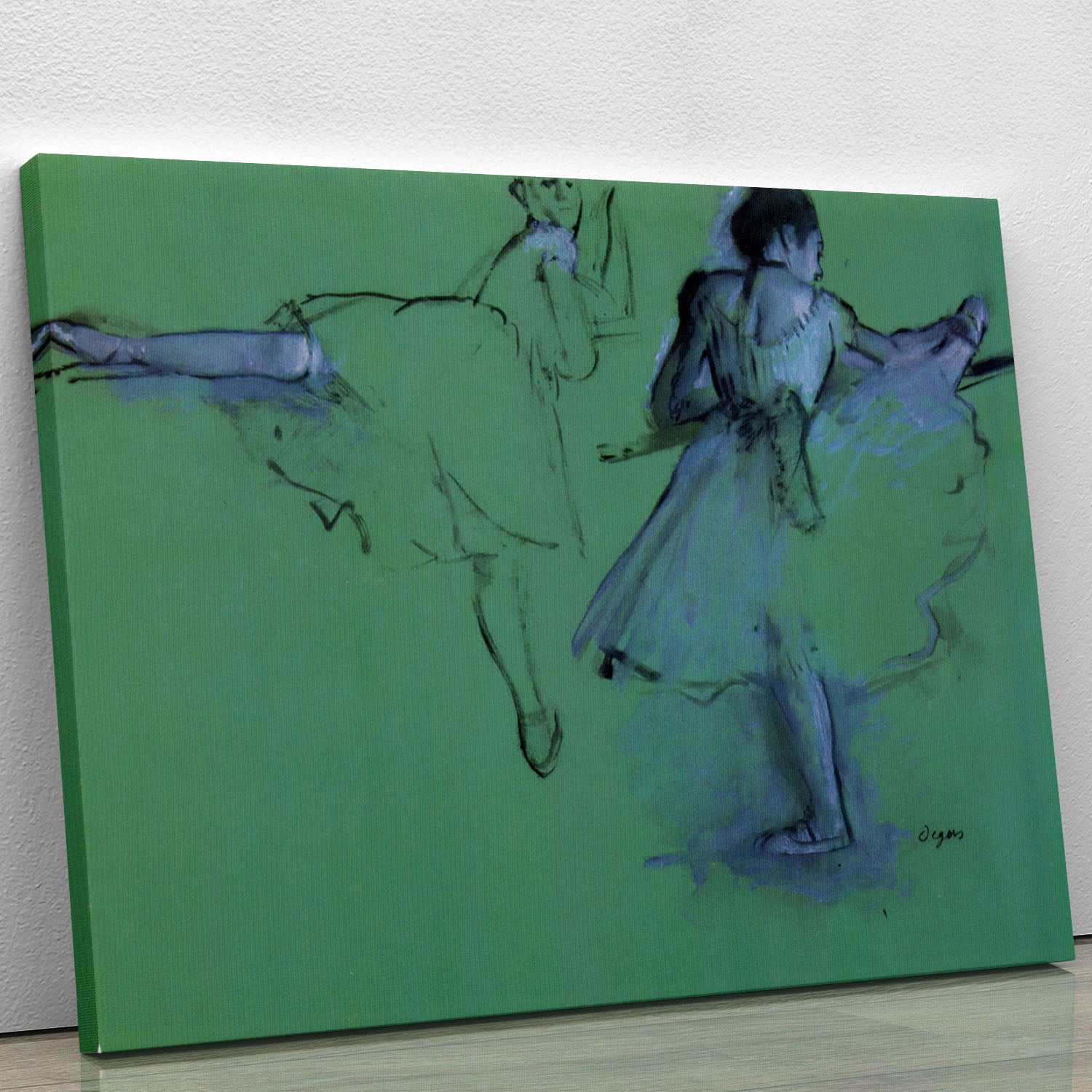 Dancers at the bar 2 by Degas Canvas Print or Poster - Canvas Art Rocks - 1