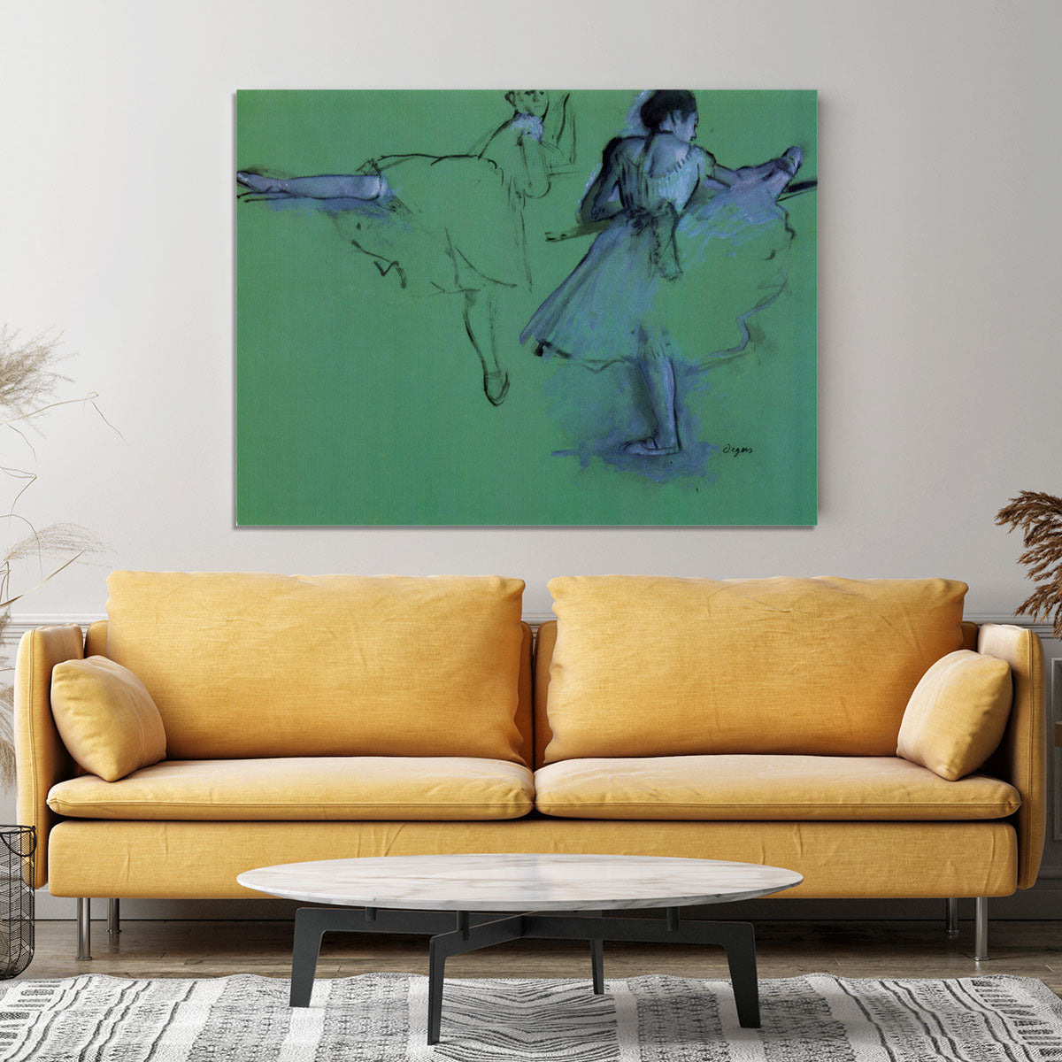 Dancers at the bar 2 by Degas Canvas Print or Poster - Canvas Art Rocks - 4