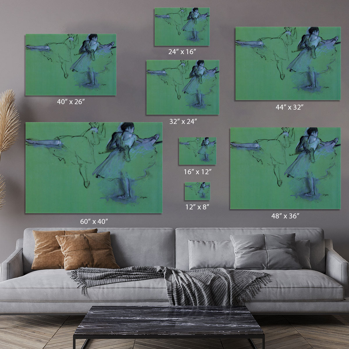 Dancers at the bar 2 by Degas Canvas Print or Poster - Canvas Art Rocks - 7