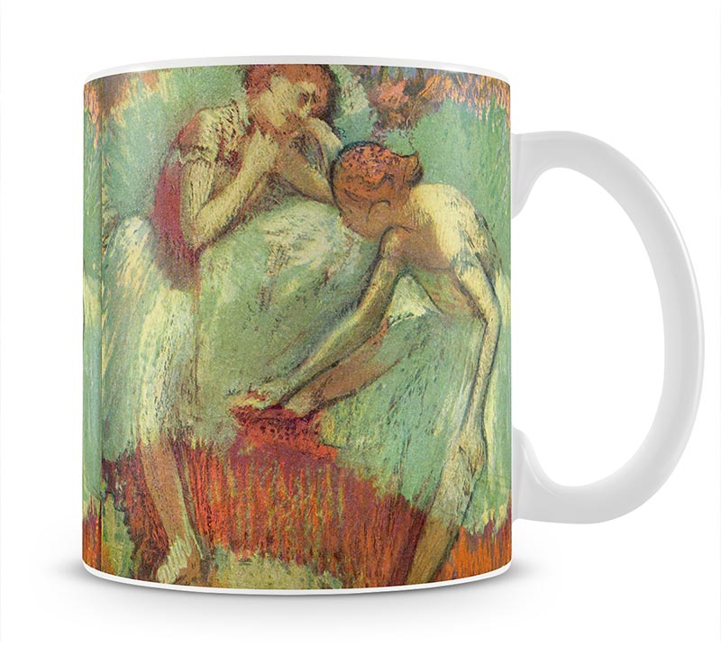 Dancers in green by Degas Mug - Canvas Art Rocks - 1