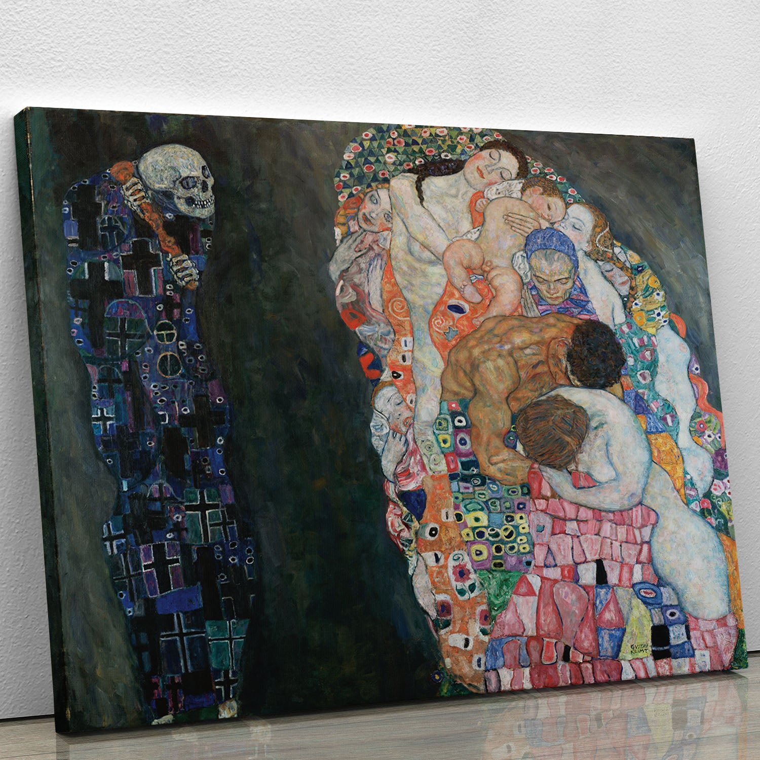 Death and Life by Klimt 2 Canvas Print or Poster - Canvas Art Rocks - 1