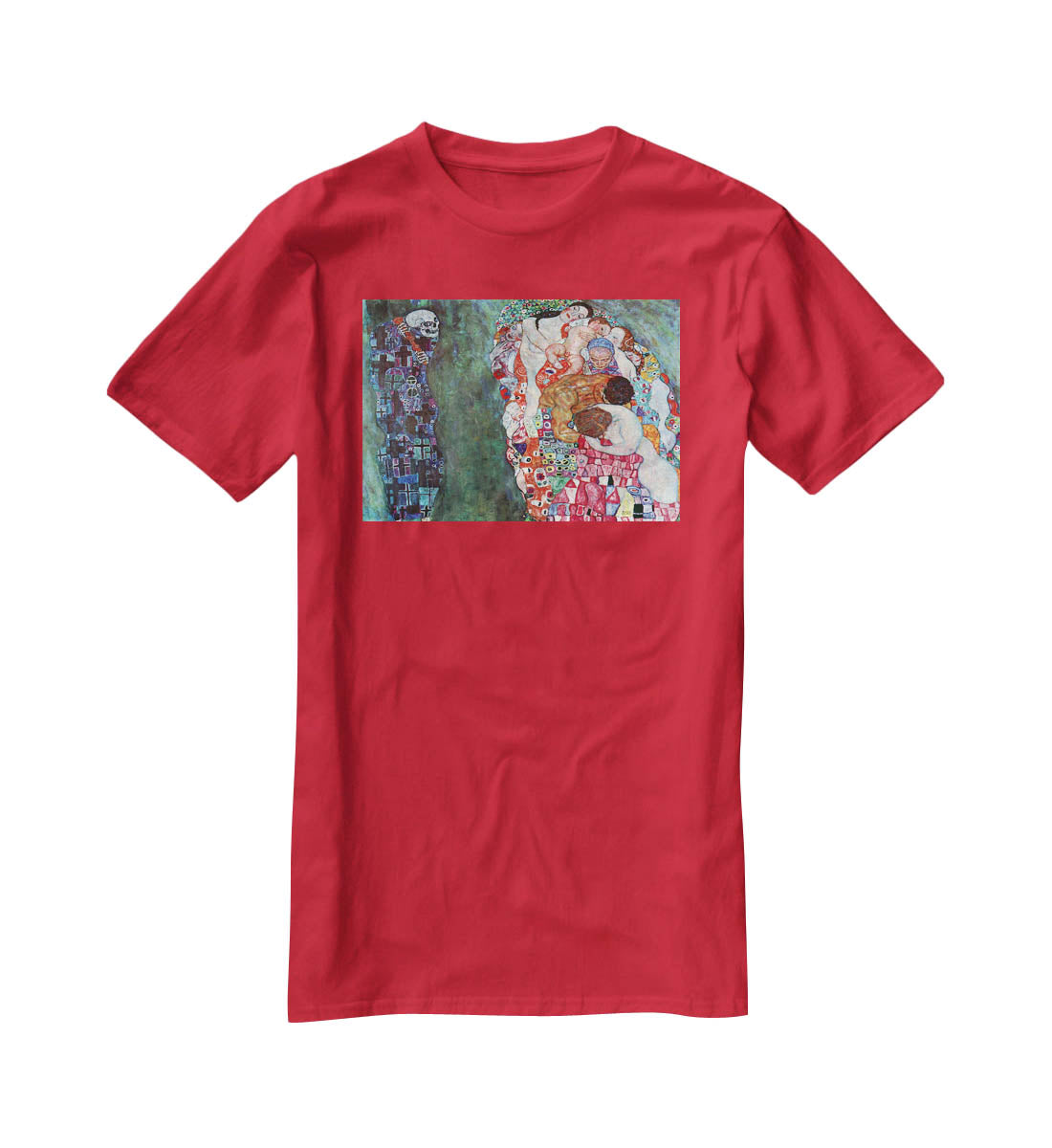 Death and Life by Klimt T-Shirt - Canvas Art Rocks - 4