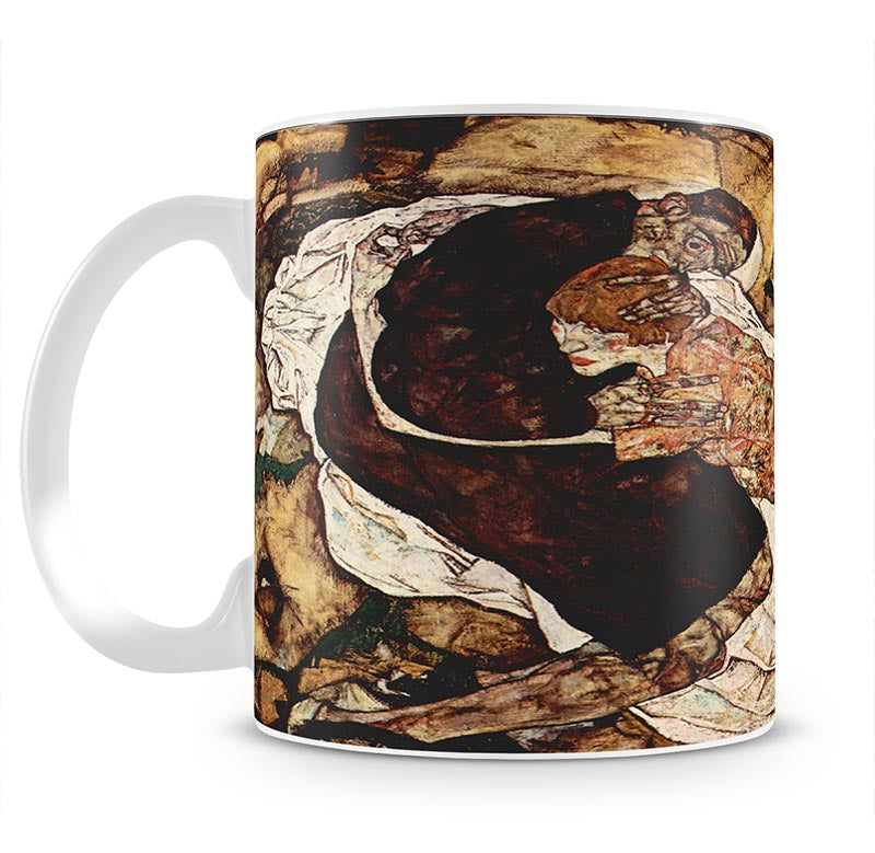 Death and the Woman by Egon Schiele Mug - Canvas Art Rocks - 1