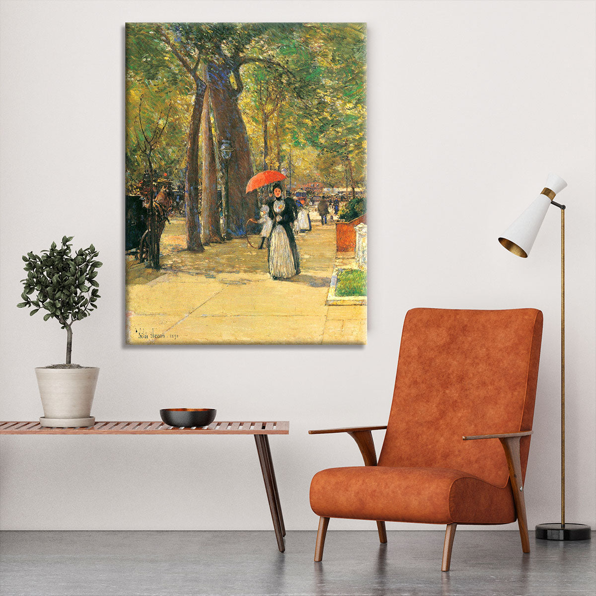 Die Fifth Avenue beim Washington Square by Hassam Canvas Print or Poster - Canvas Art Rocks - 6