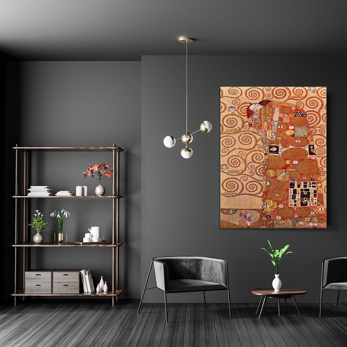 Embrace by Klimt Canvas Print or Poster - Canvas Art Rocks - 5