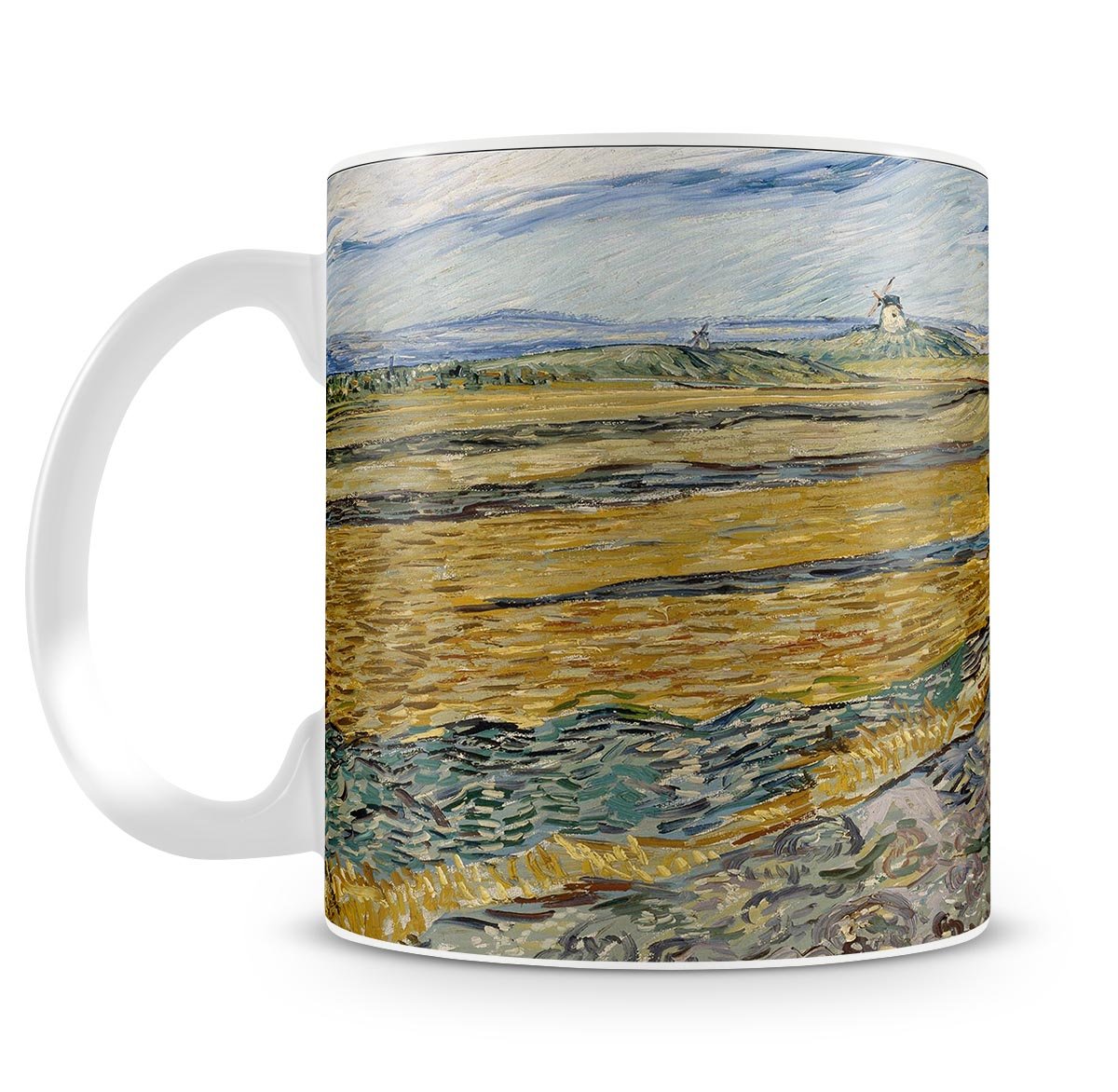Enclosed Field with Ploughman Mug - Canvas Art Rocks - 4