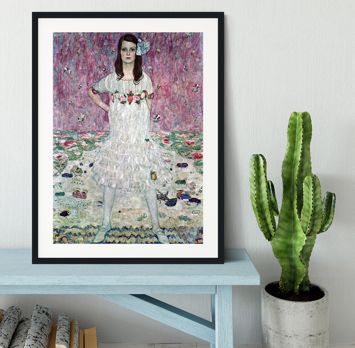 Eugenia Primavesi by Klimt Framed Print - Canvas Art Rocks - 1