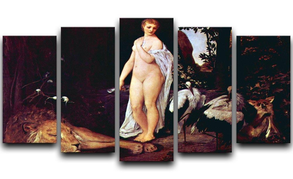 Fable by Klimt 5 Split Panel Canvas - Canvas Art Rocks - 1