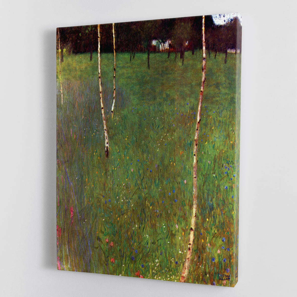 Farmhouse by Klimt Canvas Print or Poster - Canvas Art Rocks - 1