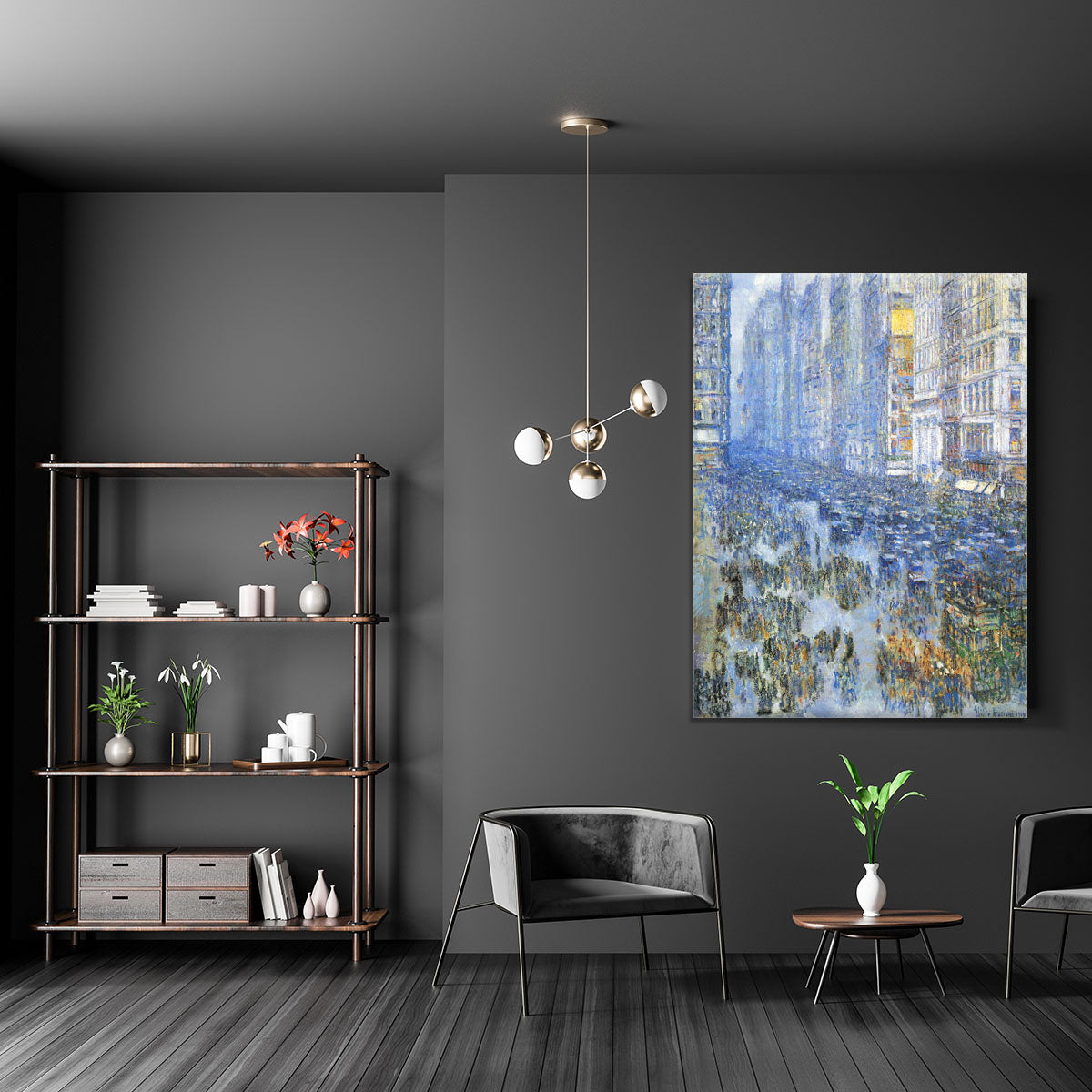 Fifth Avenue by Hassam Canvas Print or Poster - Canvas Art Rocks - 5