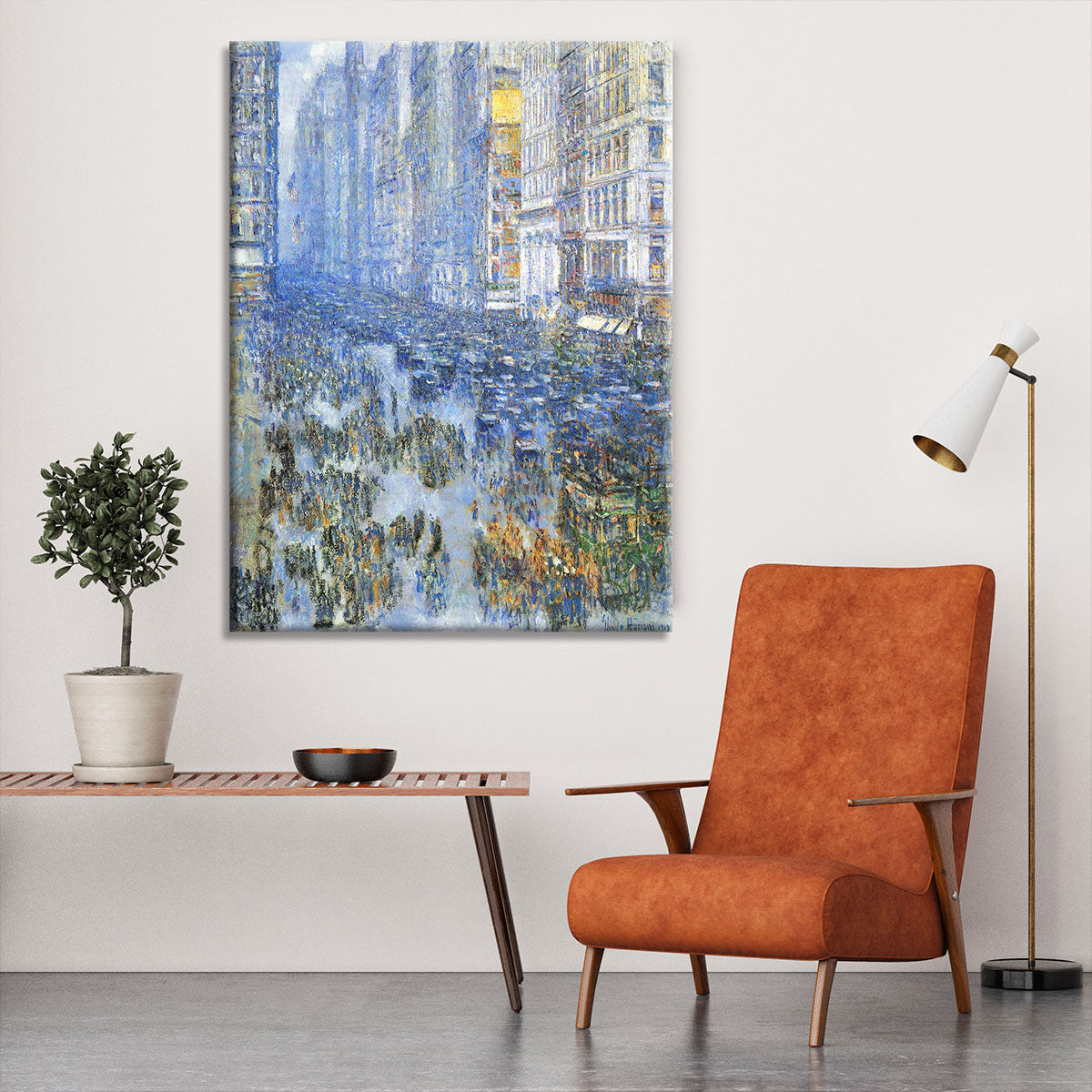 Fifth Avenue by Hassam Canvas Print or Poster - Canvas Art Rocks - 6