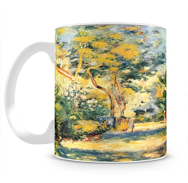 Figures in the garden by Renoir Mug - Canvas Art Rocks - 2