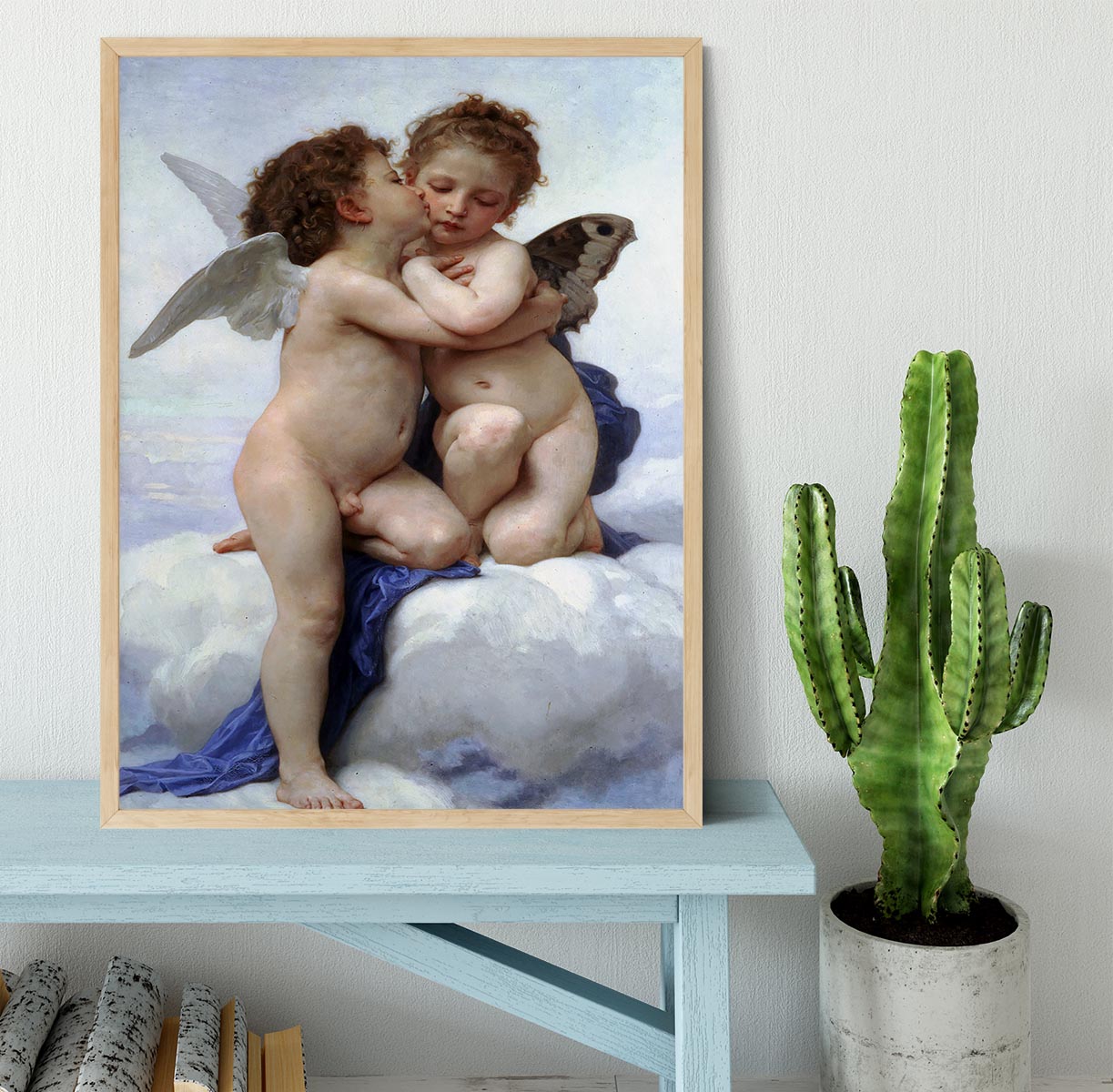 First Kiss By Bouguereau Framed Print - Canvas Art Rocks - 4