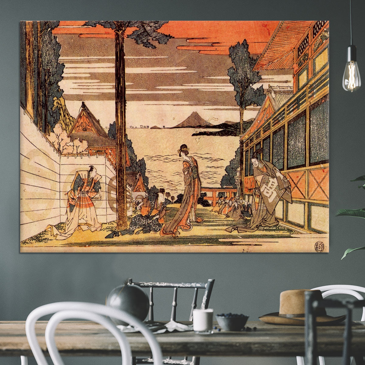 First act by Hokusai Canvas Print or Poster - Canvas Art Rocks - 3