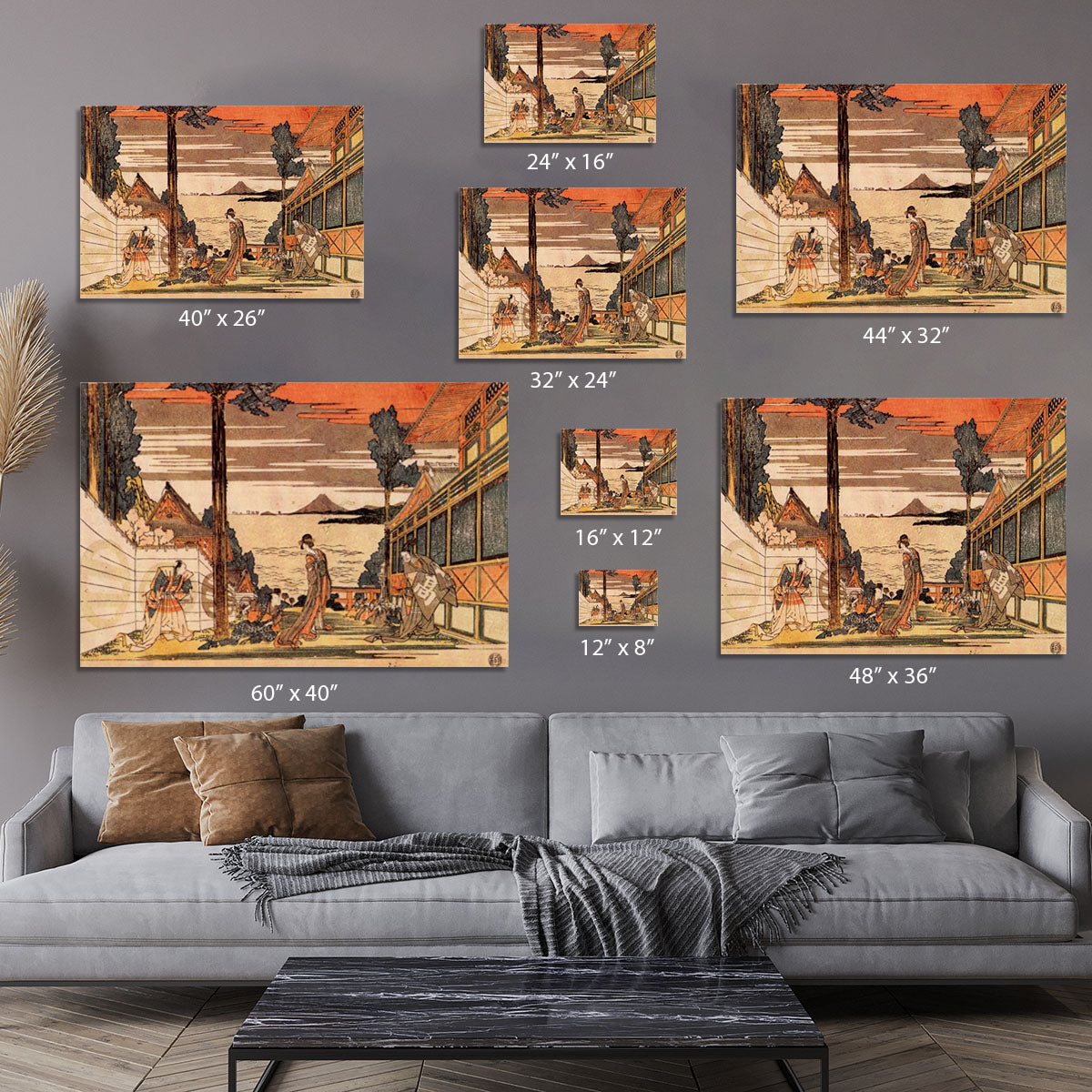 First act by Hokusai Canvas Print or Poster - Canvas Art Rocks - 7