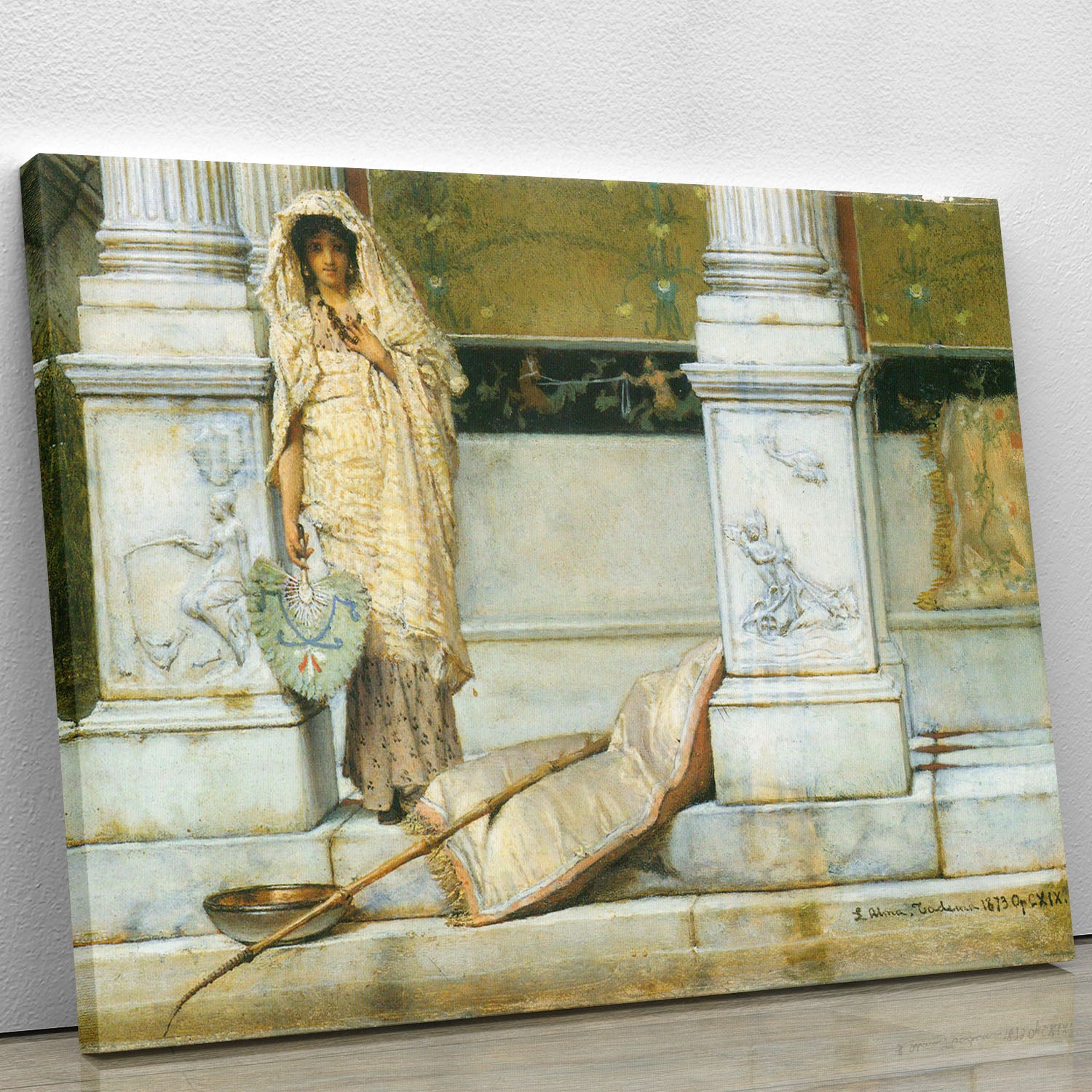 Fishing by Alma Tadema Canvas Print or Poster - Canvas Art Rocks - 1