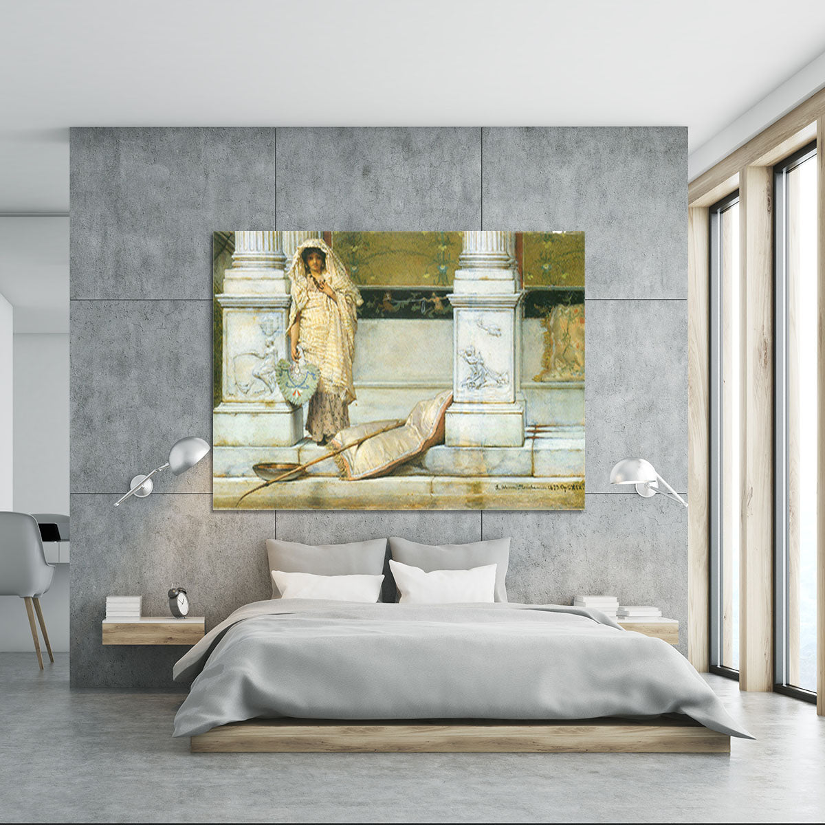 Fishing by Alma Tadema Canvas Print or Poster - Canvas Art Rocks - 5