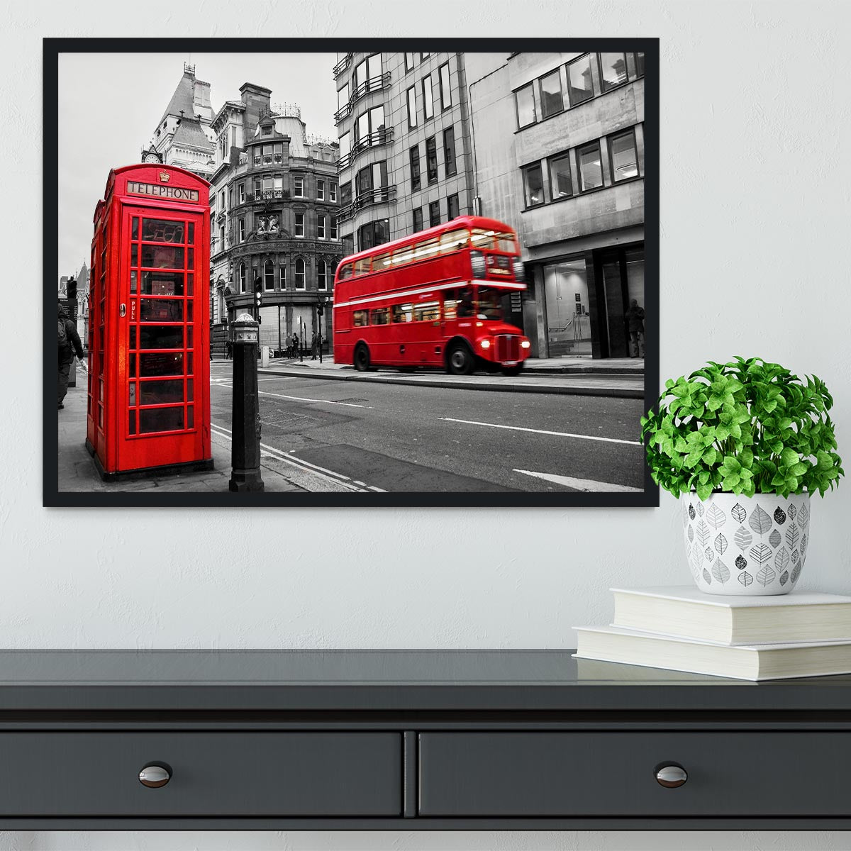 Fleet street London Framed Print - Canvas Art Rocks - 2