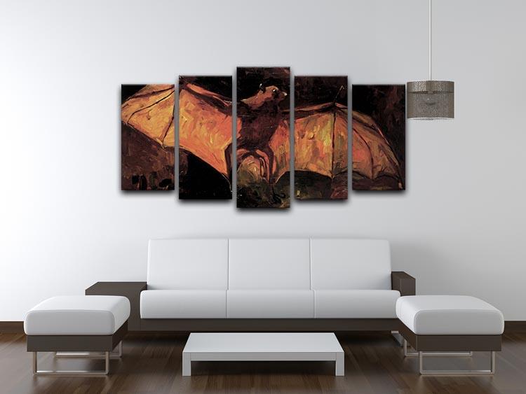 Flying Fox by Van Gogh 5 Split Panel Canvas - Canvas Art Rocks - 3