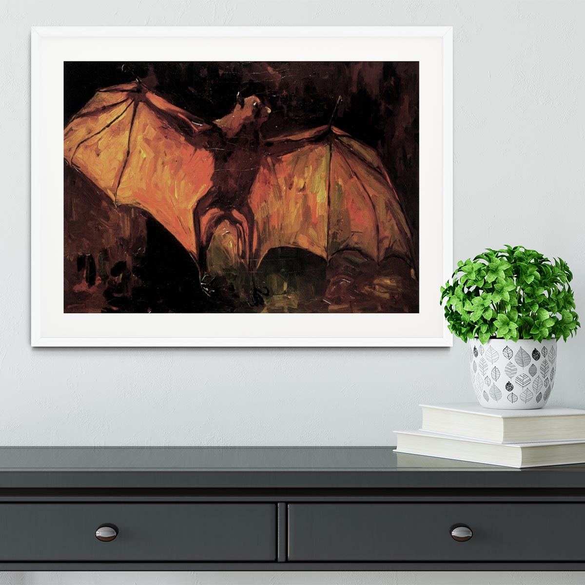 Flying Fox by Van Gogh Framed Print - Canvas Art Rocks - 5